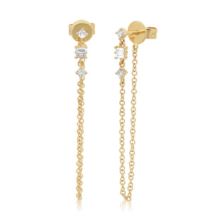Diamond Chain Studs