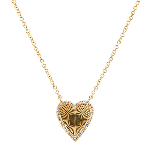 Radiating Heart Necklace