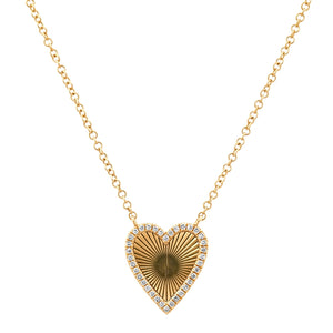 Radiating Heart Necklace
