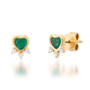 Heart Studs