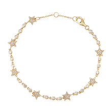 Load image into Gallery viewer, Diamond Star Bracelet
