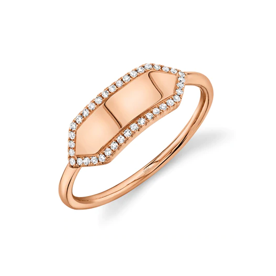 Diamond ID Ring