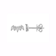 Load image into Gallery viewer, Staggered Diamond Studs