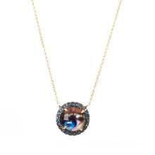 Load image into Gallery viewer, Glass Eye Necklace