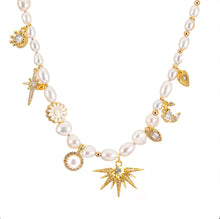 Load image into Gallery viewer, Pearl Charm Necklace