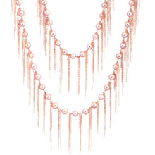 Load image into Gallery viewer, Pink Fringe 62&quot; Necklace