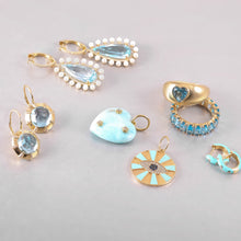 Load image into Gallery viewer, Topaz Gypsy Ring