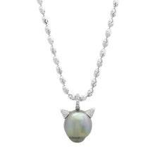 Load image into Gallery viewer, Pearl Devil Pendant
