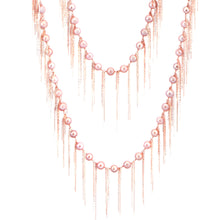 Load image into Gallery viewer, Pink Fringe 62&quot; Necklace