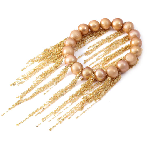 Golden Fringe Bracelet
