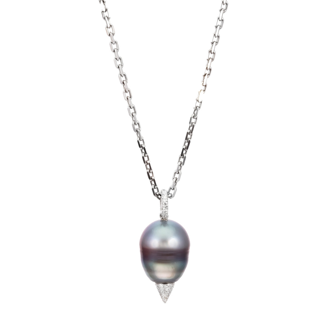 Pearl Spike Necklace