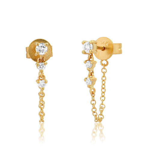 Diamond Chain Studs
