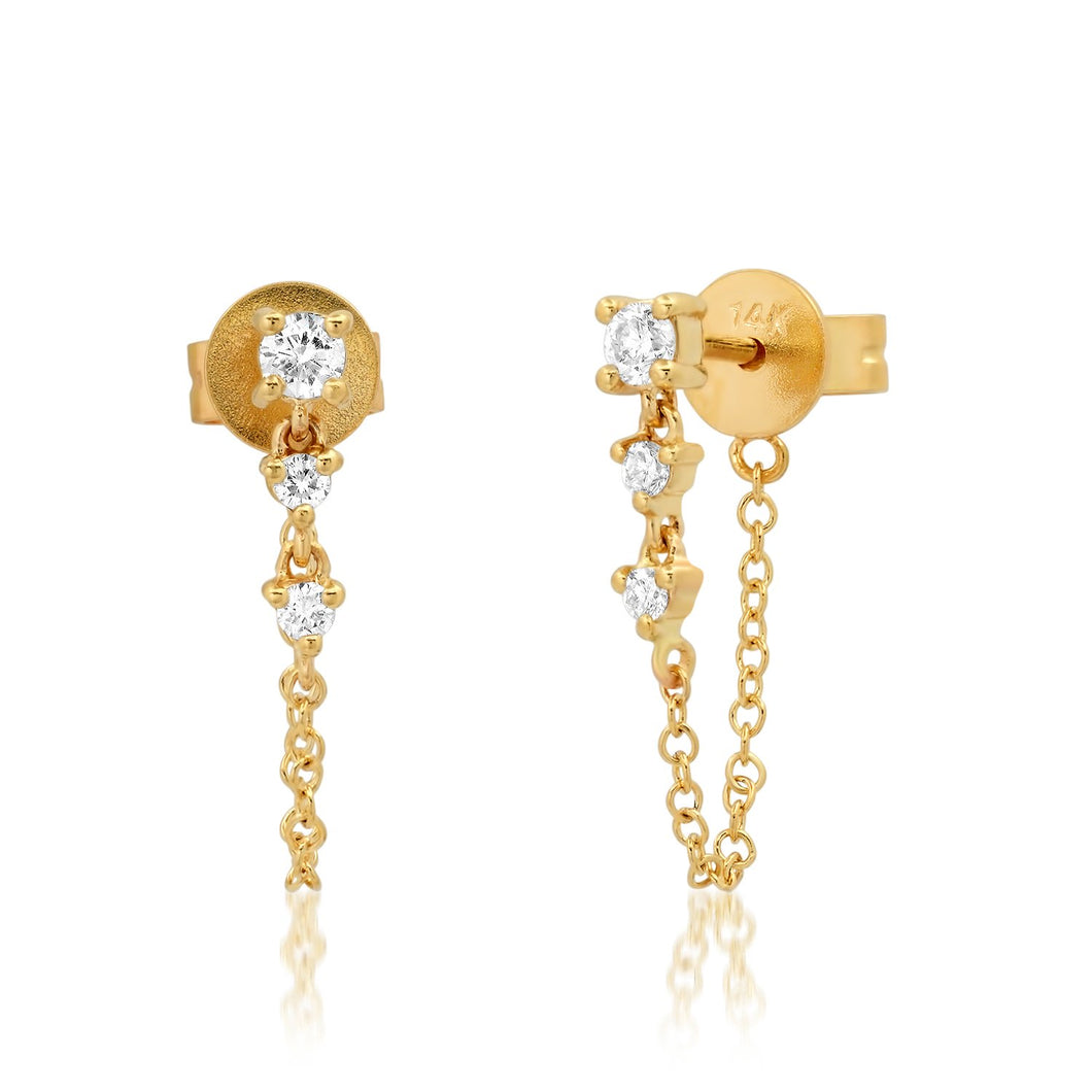 Diamond Chain Studs