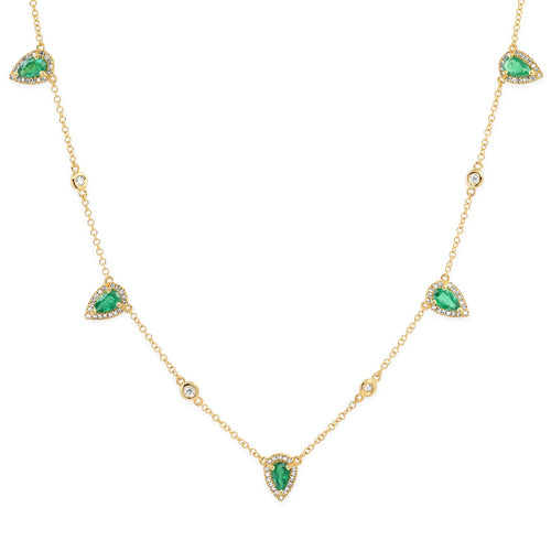 Emerald Drop Necklace