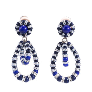 Crystal Clip Earrings