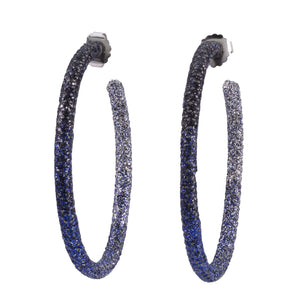 Glitter Hoop Earrings