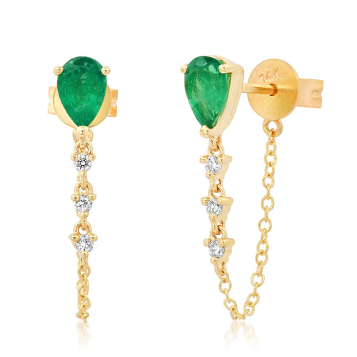 Emerald Studs