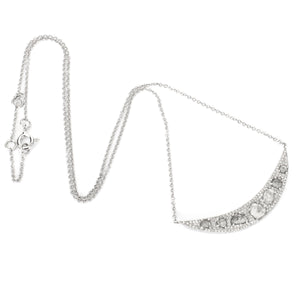 Diamond Crescent Necklace