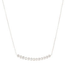 Load image into Gallery viewer, 13 Diamond Bezel Bar Necklace