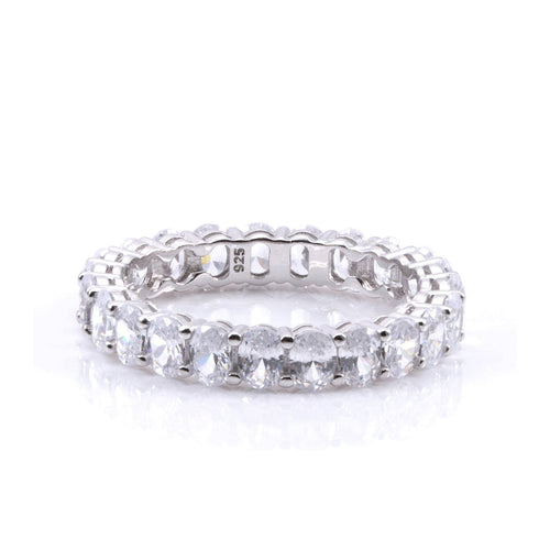 Oval Eternity Band