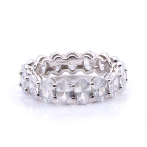 Oval Eternity Band