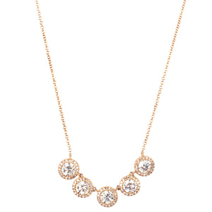 Diamond Halo Necklace