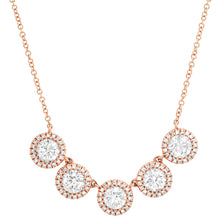 Load image into Gallery viewer, Diamond Halo Necklace