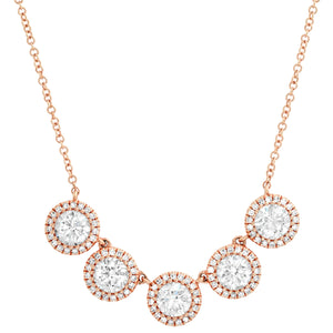 Diamond Halo Necklace