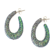 Load image into Gallery viewer, Glitter Hoop Earrings