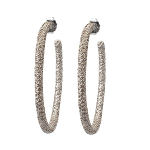 Glitter Hoop Earrings