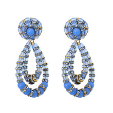 Load image into Gallery viewer, Crystal Clip Earrings