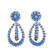 Load image into Gallery viewer, Crystal Clip Earrings