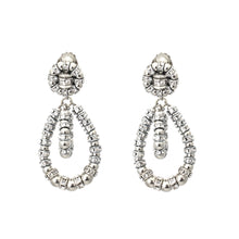 Load image into Gallery viewer, Crystal Clip Earrings