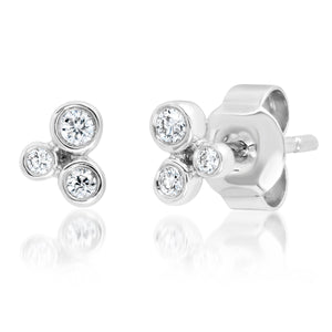 Diamond Bezel Studs