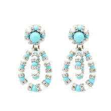 Load image into Gallery viewer, Crystal Clip Earrings