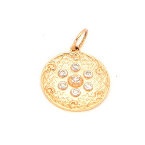 Diamond Bezel Charm