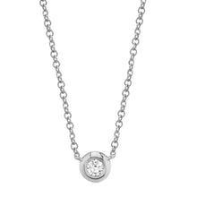 Load image into Gallery viewer, Diamond Bezel Necklace