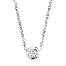 Load image into Gallery viewer, Diamond Bezel Necklace