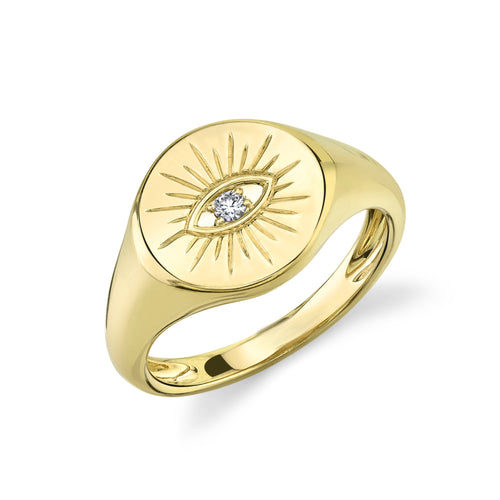 Eye Signet Ring