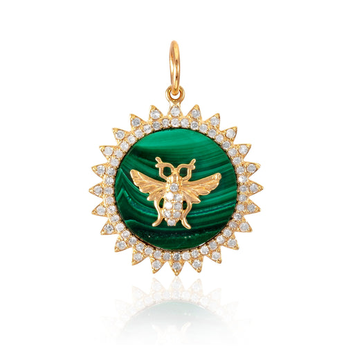 Diamond Bee Pendant