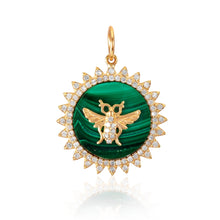 Load image into Gallery viewer, Diamond Bee Pendant