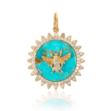 Load image into Gallery viewer, Diamond Bee Pendant
