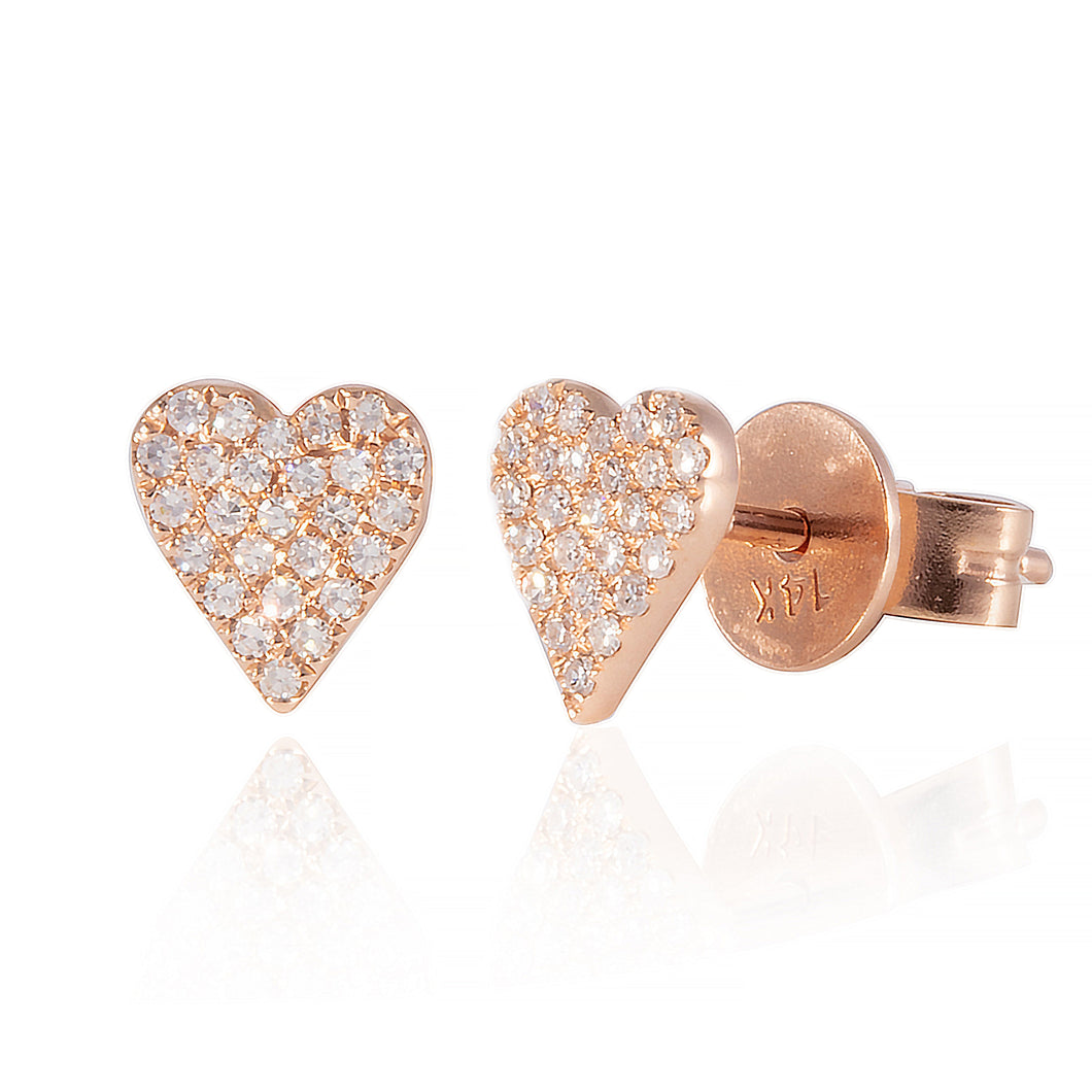 Heart Studs