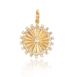 Diamond Disk Charm