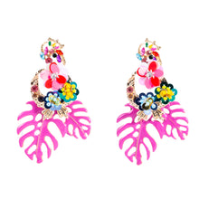 Load image into Gallery viewer, Luau Pink Earrings