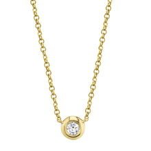 Load image into Gallery viewer, Diamond Bezel Necklace