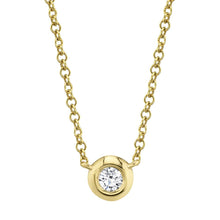 Load image into Gallery viewer, Diamond Bezel Necklace