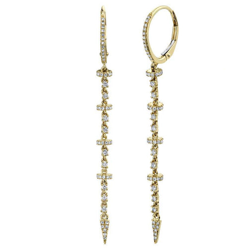 Diamond Drop Earrings