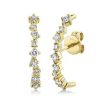 Load image into Gallery viewer, Diamond Cuff Studs