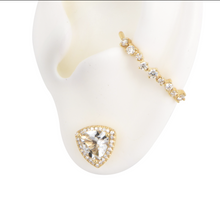 Load image into Gallery viewer, Diamond Cuff Studs